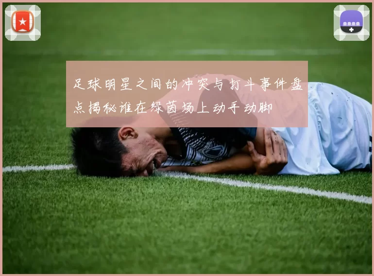 足球明星之间的冲突与打斗事件盘点揭秘谁在绿茵场上动手动脚